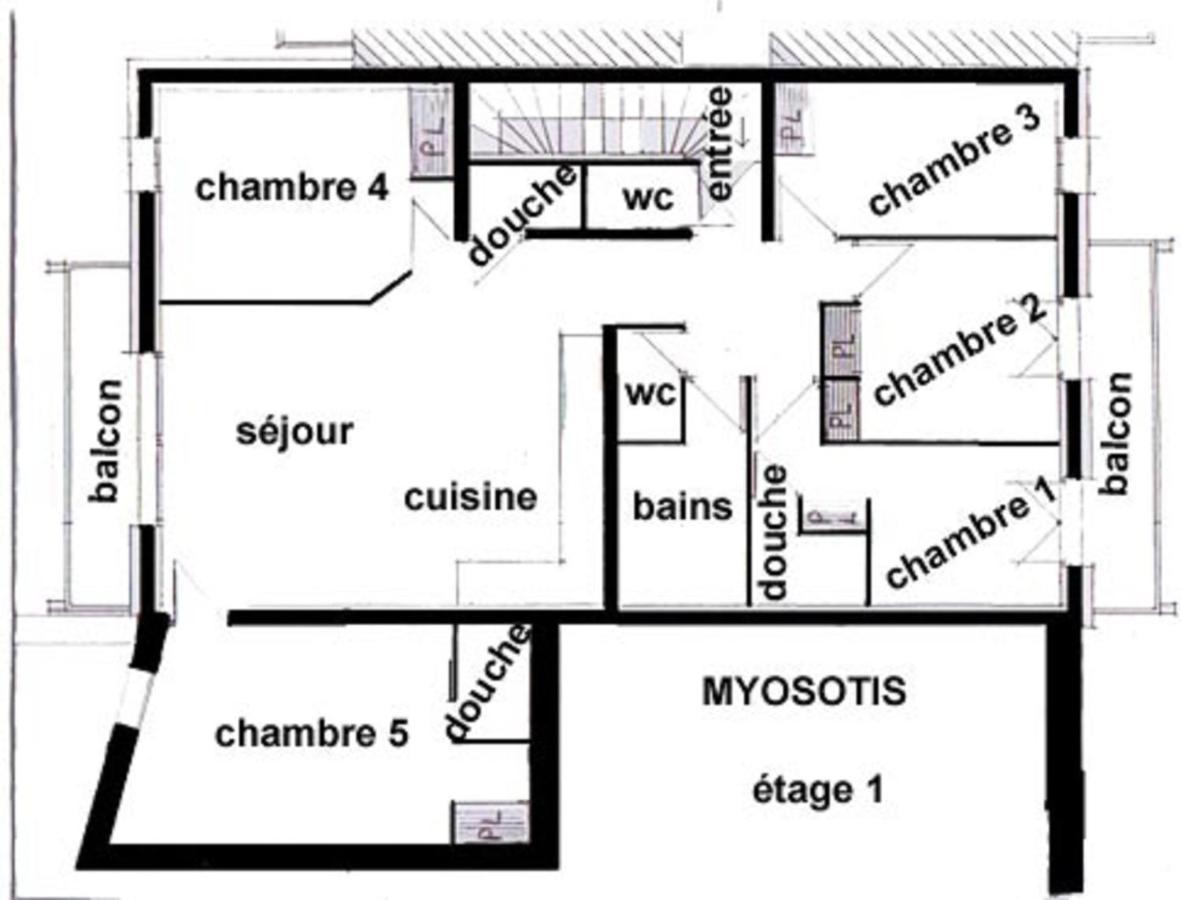 Appartement Myosotis Pour 10 Personnes Saint-Martin-de-Belleville Exteriér fotografie
